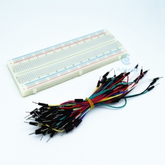 830 Points Breadboard with 65pcs Jumper Wires