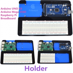 Adeept Acrylic 5 in 1 Breadboard Holder for Arduino UNO R3, Mega 2560, Raspberry Pi