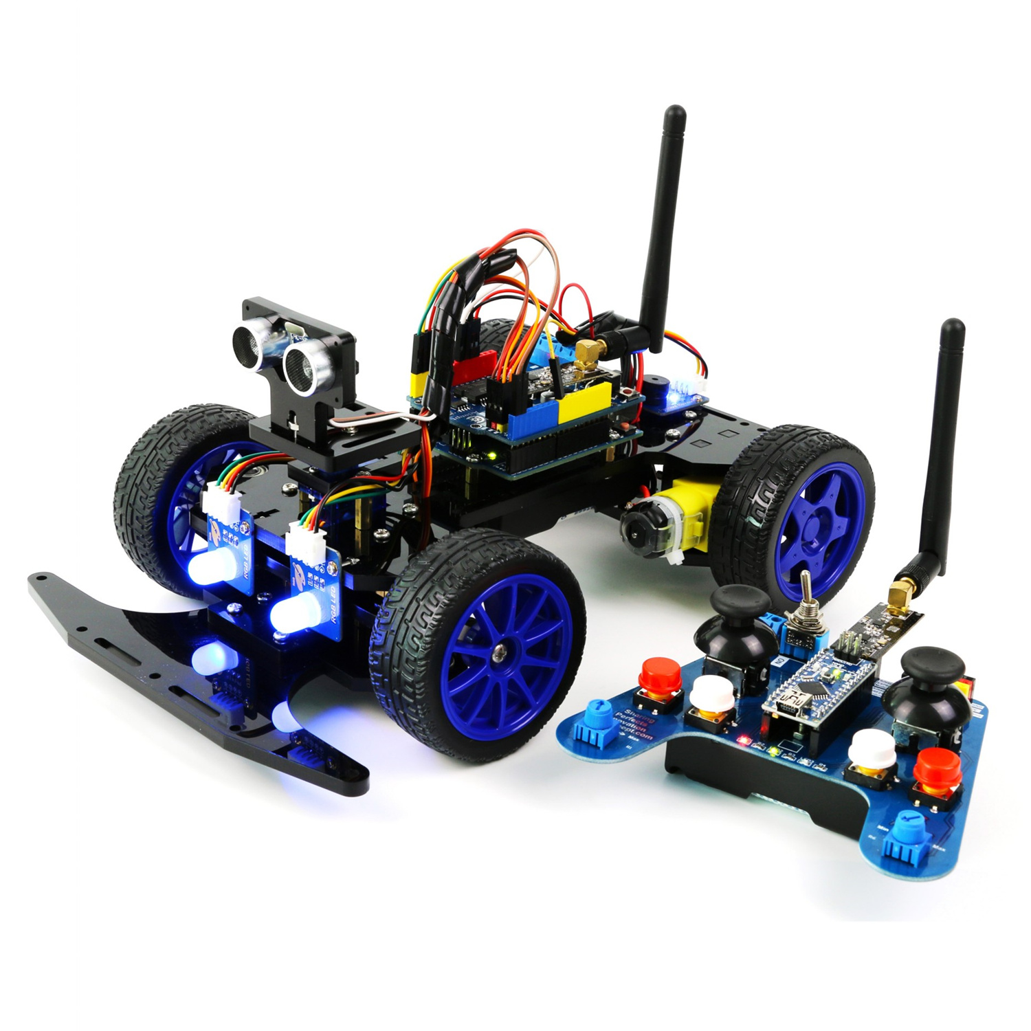Adeept Remote Control Smart Car Kit for Arduino based on ...