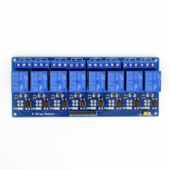 Adeept 5V 8-Channel Relay Shield Module Expansion with Optocoupler Protection for Arduino Raspberry Pi DSP AVR PIC ARM