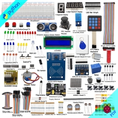 Adeept RFID Starter Kit for Raspberry Pi 3 2 Model B/B+ Python with PDF Guidebook, 40-Pin GPIO Board