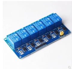 Adeept 5V 6-Channel Relay Shield Module Expansion with Optocoupler Protection for Arduino Raspberry Pi DSP AVR PIC ARM