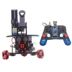 Adeept Omnidirectional Wheels Smart Car Kit for Arduino, Remote Control Car based on NRF24L01 2.4G Wireless, RC Car for Arduino UNO R3 and Nano