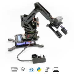 Adeept RaspArm 4-DOF Robotic Arm Kit for Raspberry Pi 4/3 Model B/B+/2B | Robot Arm Kit with Python PC Software and Remote Control