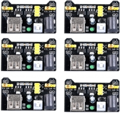 MB102 3.3V/5V Breadboard Power Supply Module for Arduino Board Solderless Breadboard (Pack of 6)