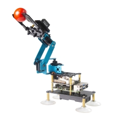 Adeept RaspArm-S 4-DOF Robotic Arm Kit for Raspberry Pi 4 3B 3B+ | Programmable Robot DIY Coding Robot Kit | STEAM Robot Arm Kit