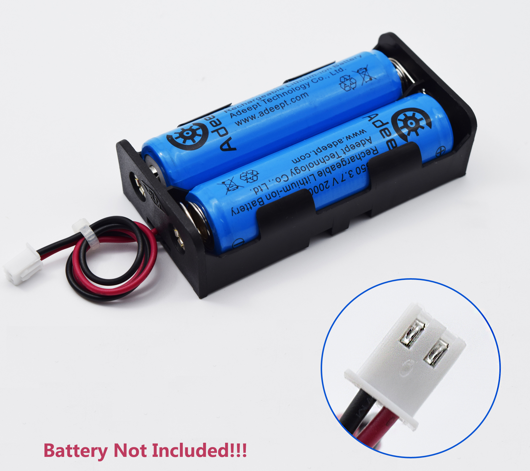 100 Supports De Batterie 18650 - Boîtier Rangement DIY - Avec Feuille De Connexion Nickelée 2m - Pour Packs Batterie