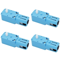 4PCS TT Gear Motor DC 3V-6V Gear Motor Ratio 1:90 Speed Reducer Gear Box Motor