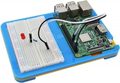 Adeept Acrylic Raspberry Pi Holder Breadboard Holder, 2 in 1 Base Plate Case for Raspberry Pi 3B 3B+ 2B 2B+