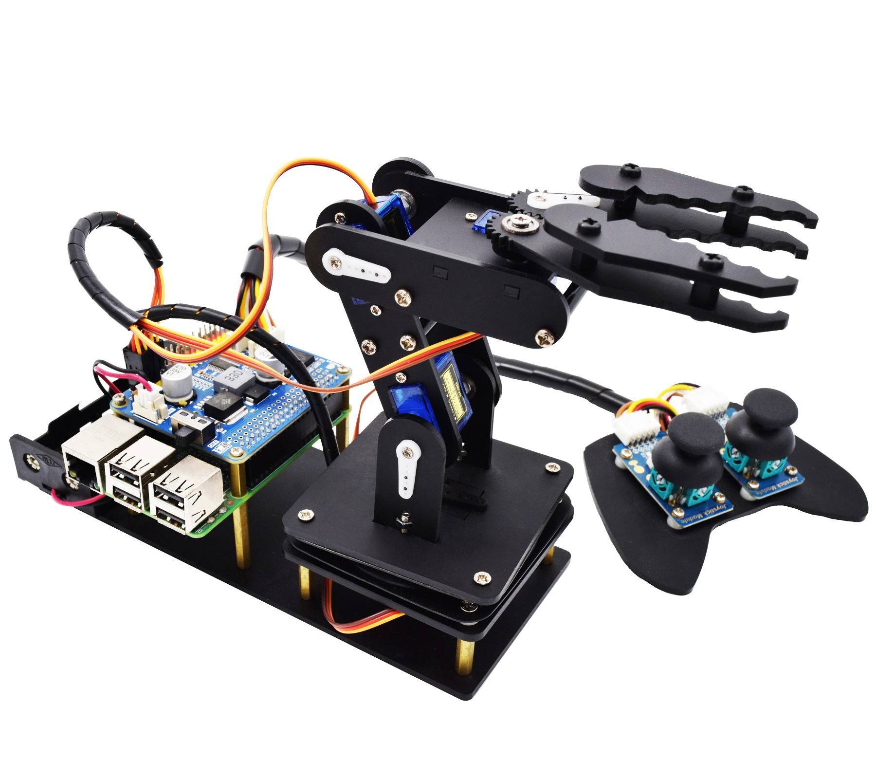 Adeept 4 Axis Robotic Arm Kit for for Raspberry Pi 4/3B/3B+