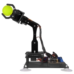 Adeept 5-DOF Robotic Arm Kit Compatible with Arduino IDE, Programmable DIY Coding STEM Educational 5 Axis Robot Arm with OLED Display Processing Code