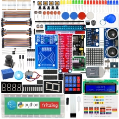 Adeept RFID Starter Kit for Raspberry Pi 3 2 Model B/B+ Python with PDF Guidebook, 40-Pin GPIO Board