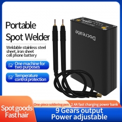 Mini Spot Welder, Battery Welder, 5000mAh Rechargeable DIY Battery Spot Welder Portable Spot Welding Equipment