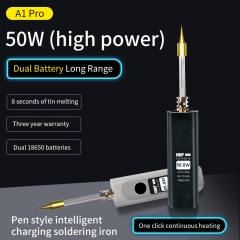 Portable 50W High-power Wireless Soldering Iron with LCD Display
