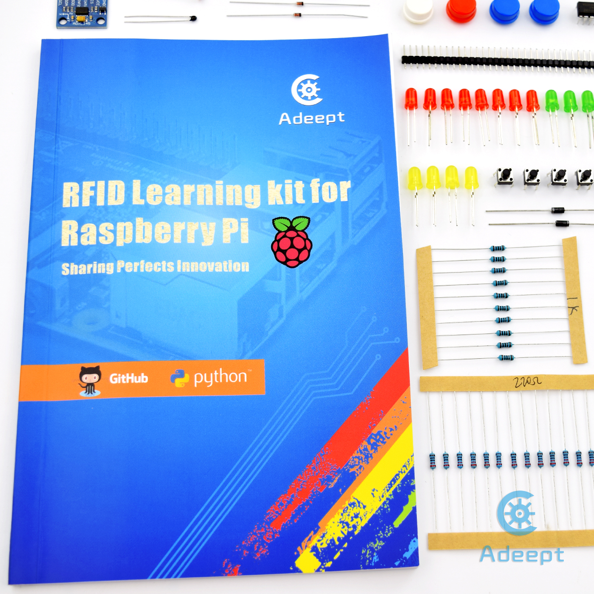 Adeept RFID Starter Kit for Raspberry Pi 3 2 Model B/B+ Python 