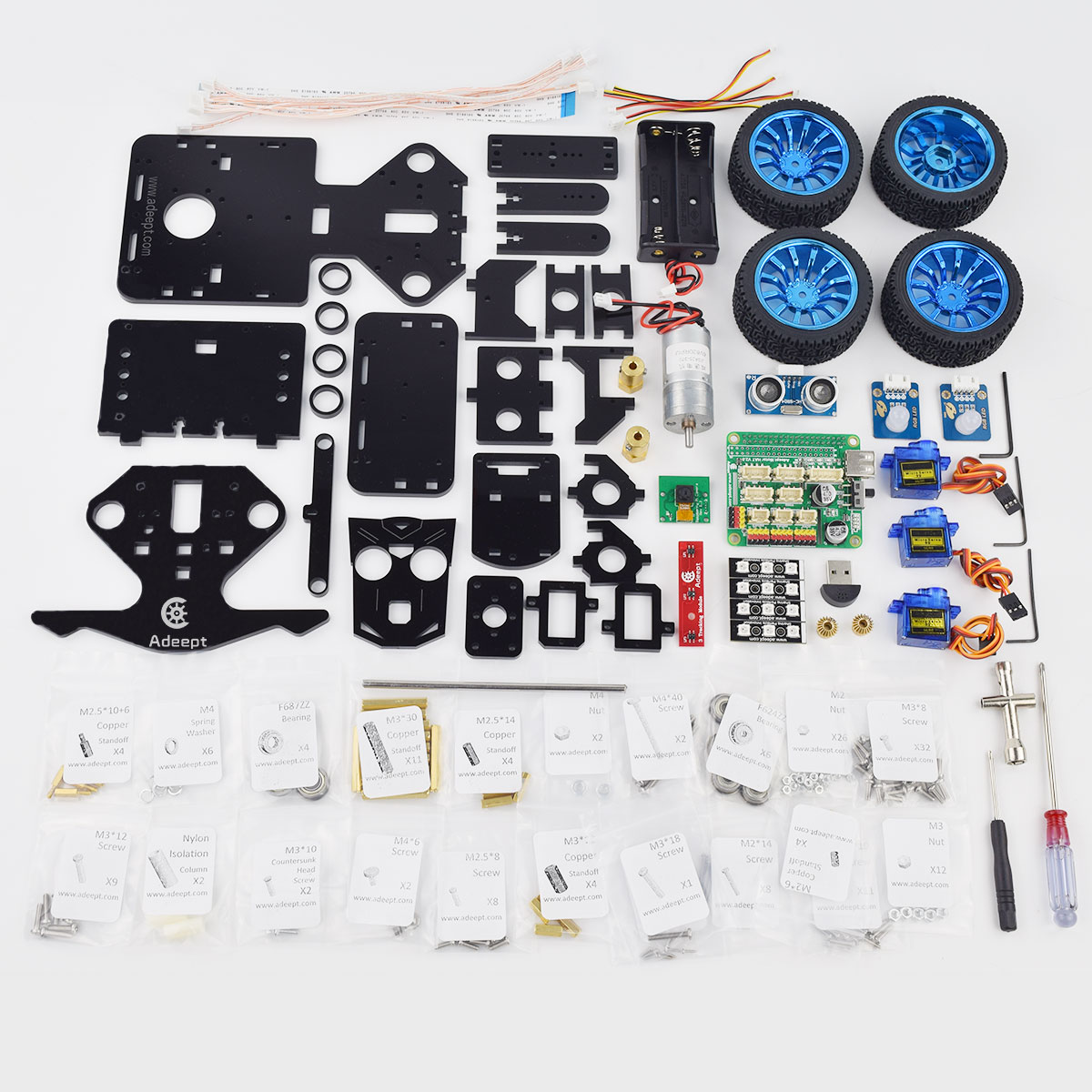 Adeept Mars Rover PiCar-B WiFi Smart Robot Car Kit for Raspberry 