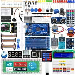 Adeept Ultimate Starter Kit for Arduino Mega2560 LCD1602, Stepper motor, ADXL345, Learning Kit with PDF Guidebook
