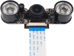 Camera fisheye Module for Raspberry Pi 3 B 160 FOV Sensor OV5647 5 Megapixel 1080p Compatible with Raspberry Pi Model A/B/B+, RPi 2B Pi 3 B+ and Pi 4B