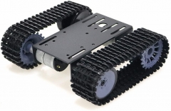Tracked Car Chassis Starter Kits with 2pcs DC Motor, Caterpillar Moving Robotic Tank Platform with 2pcs Tracks DIY RC Car