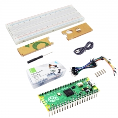 Adeept Raspberry Pi Pico Microcontroller Board with Pre-Soldered Header, Based on Raspberry Pi RP2040, Pico Starter Kit with Breadboard
