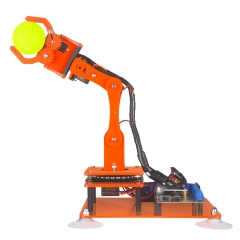 Adeept 5-DOF Robotic Arm Kit Compatible with Arduino IDE, Programmable DIY Coding STEM Educational 5 Axis Robot Arm with OLED Display Processing Code