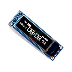 0.69 Inch 4-pin OLED Display Module SSD1306 Control Chip 96x16 3-5.5V IIC Interface OLED Panel