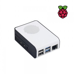 Raspberry Pi 4B Case - White/Black