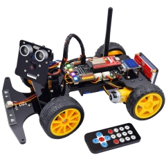 Adeept Smart Car Kit for ESP32-WROVER(Compatible with Arduino IDE), Line Tracking, Obstacle Avoidance, OLED Display, Ultrasonic Sensor, ESP32-CAM