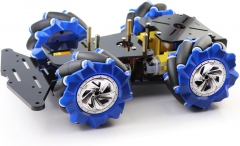 4WD Mecanum Wheel Smart Car Robot Chassis for Arduino UNO/Raspberry Pi 4B Projects with TT Motor, DIY Robot Building Base Kit for Teens & Adults