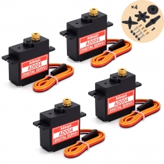 Adeept AD004 17G Micro Digital Servo Motor, 4.8kg.cm Torque, All Metal Gears with 25T Servo Arm for RC Crawler Car Upgrade Servo Parts Model Boat Adeept AD004 17G Micro Digital Servo Motor, 4.8kg.cm Torque, All Metal Gears with 25T Servo Arm for RC Crawler Car Upgrade Servo Parts Model Boat