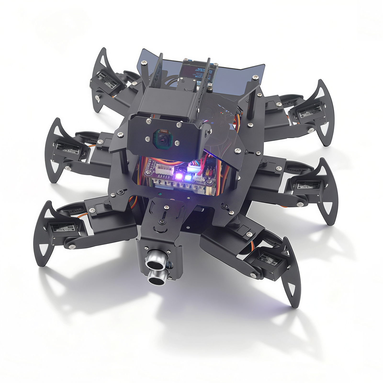 Adeept Ultimate RaspClaws Hexapod Spider Robot Kit Compatible with ...