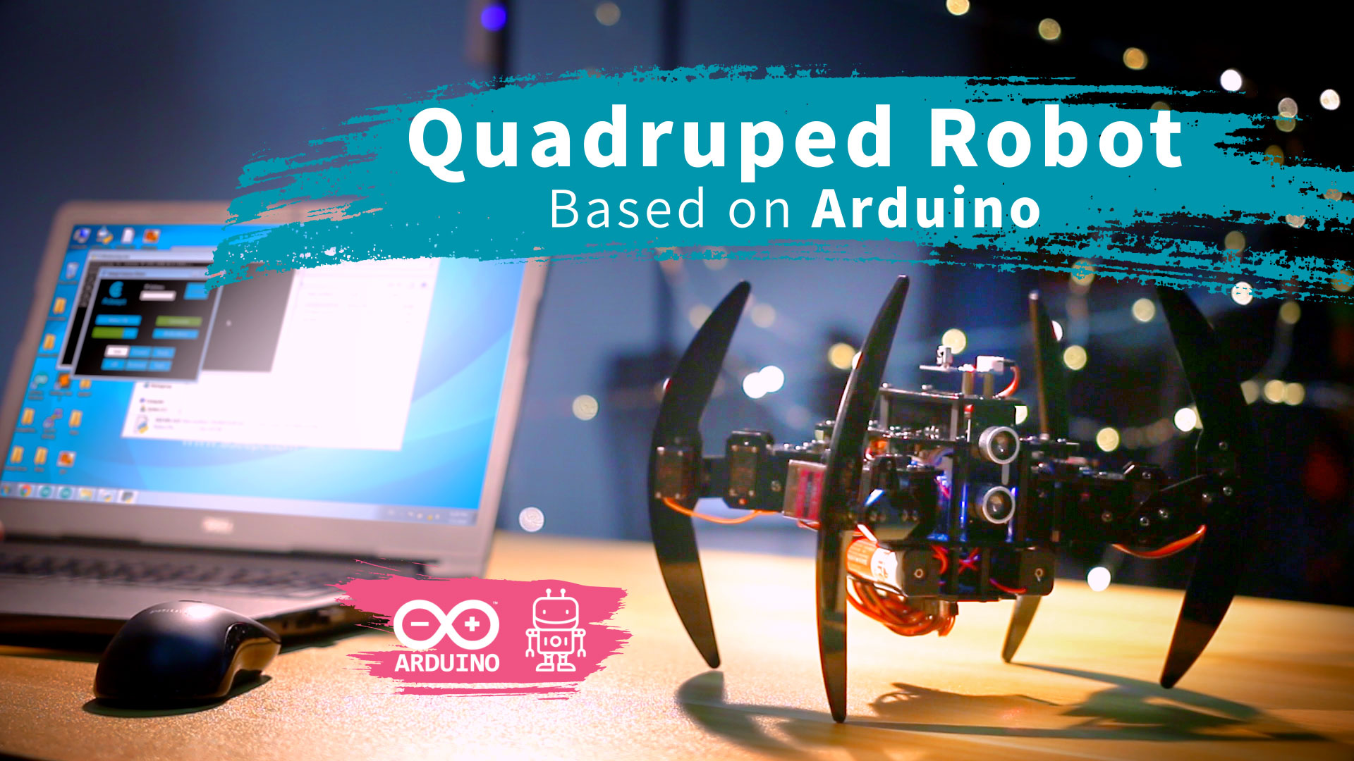 robot quadrupède arduino